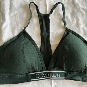 Calvin Klein Women's Green Bralette